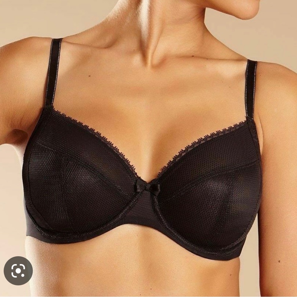 Chantelle 1471 Parisian multi-part plunge underwire bra, NWT, size 36 DDD/ 36E